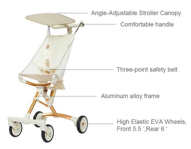 600D Oxford Fabric Umbrella Baby Stroller
