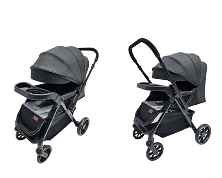 Pushchair with removable dinner plate Pushchair with removable dinner plate