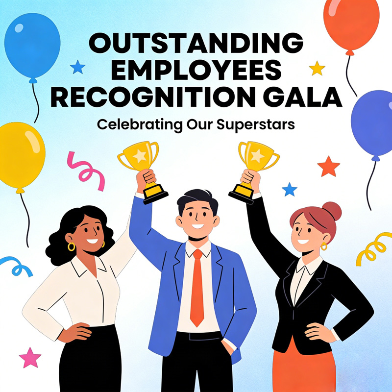 Onorare l'eccellenza, forgiare il futuro: il successo della cerimonia di encomio per i dipendenti più eccezionali della nostra azienda